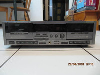 Classic JVC TD-W805 DolbyB/C HX Pro DoubleCassetteDeck Cir1990s