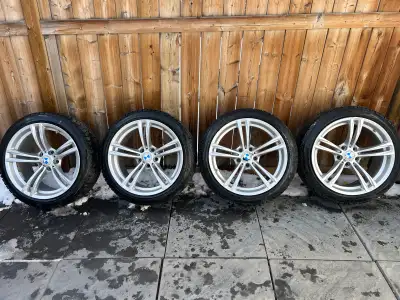 19” BMW OEM 408M Rims on Pirelli Tires Selling a clean set of genuine BMW OEM 408M style 19” rims wr...