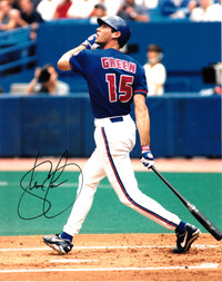 Toronto Blue Jays Shawn Green Autographed 8X10 with $5 shipping