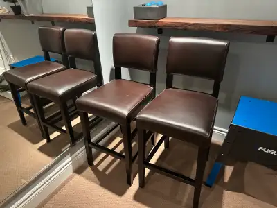 2 bar height stools - excellent condition, View more