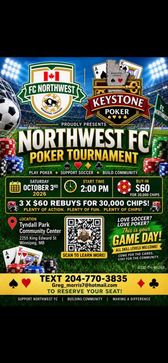 Northwest FC Poker Tournament Ticket
