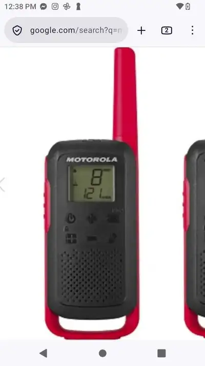 Motorola Walkie-talkies (2), View more