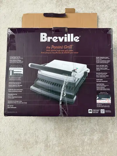 Breville the Panini Grill BGR200XL, View more