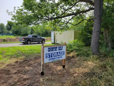 Country Self Storage 8' x20'units $150.- a month + tax Easy access. Concession 24 Georgian Bluffs, O...