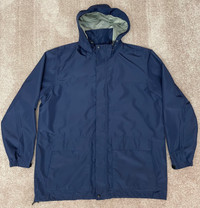 Eddie Bauer WeatherEdge Hooded Wind Rain Jacket - Men's Size XL