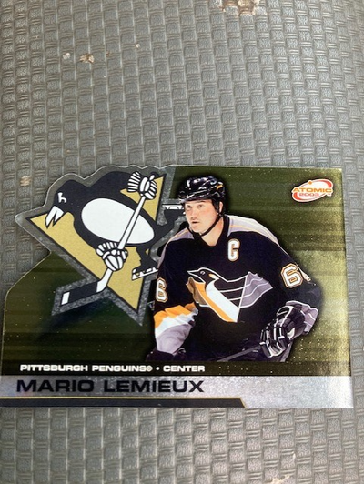 2002-03 Pacific Atomic Die Cut Mario Lemieux card #80, View more