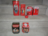 Vintage Coke Tins + Yoyo. $60 for lot of 7 or $10 per item. New