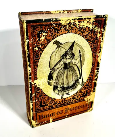 HALLOWEEN WITCH BOOKS that are also a Storage Container (see photos). Purchased new at Winners for $...