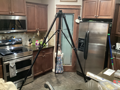 Manfrotto camera stand, like new, View more