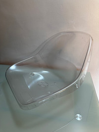 Ikea clear plastic eames chair 