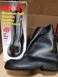 New! Tingley weather-tuff stretch rubber over shoe boots