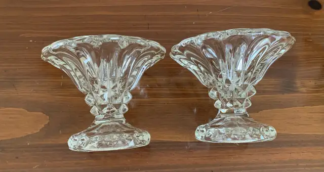 Vintage Crystal Candle Sticks in Home Décor & Accents in Winnipeg - Image 4