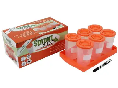 Sprout cups baby food storage system/contenants nourriture bébés, View more