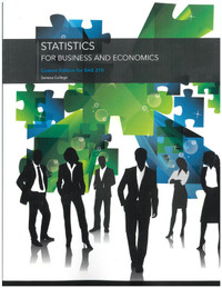 Statistics Business and Economics BAB210 Custom 9780176784102
