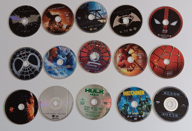 36 DVD/Blu-ray Super héros a 1 $ chacun dans CD, DVD et Blu-ray  à Laurentides - Image 3