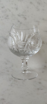 Vintage Scotch/ Brandy Snifter Crystal Glasses
