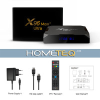 X96MAX+ULTRA 4K 4+32G Android TV Box +More Apps +IPTV Option @TO