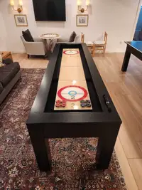 New 3 in 1 Table Top Curling, Bowling, Shuffleboard Tables