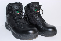 Magnum Size 8 CSA green triangle leather work boots