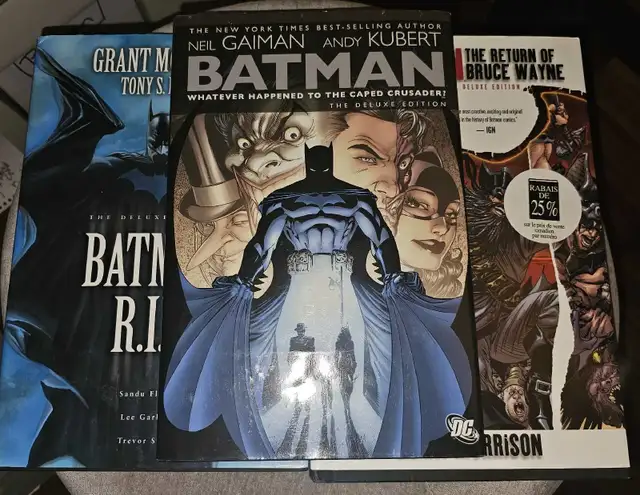 Batman Deluxe Edition Hard Covers 