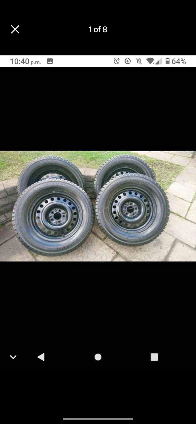 Set of 4 NEW YOKOHAMA winter tires with rims (245 65 17) pattern in Tires & Rims in Oakville / Halton Region