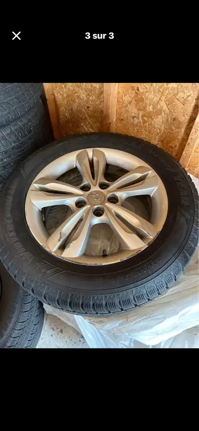 4 Pneus neuf 4 Mag Hyundai Tucson 2012 225/60/r17
