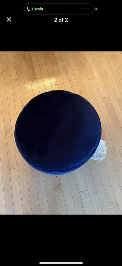 Elevate your relaxation game with these two, used Fatboy Point Velvet Ottomans! These stylish and ve...