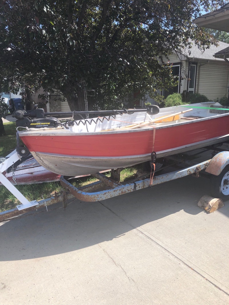 12 Ft Aluminum boat Powerboats & Motorboats Calgary Kijiji