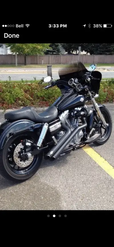 Well maintained and garage kept Newer tires(less than 1500km) Leather bags and backrest Tunes 43,000...