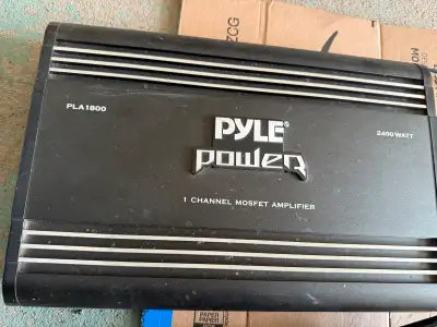 **** Pyle PLA1800 1-Channel MOSFET Car Amplifier ****, View more