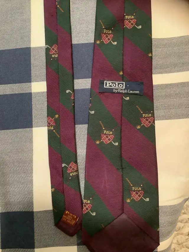 polo Ralph Lauren vintage men’s tie, polo crest  in Men's in Cambridge - Image 6