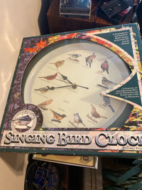 Singing bird clock