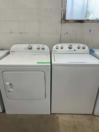  Whirlpool, top loader and dryer set 