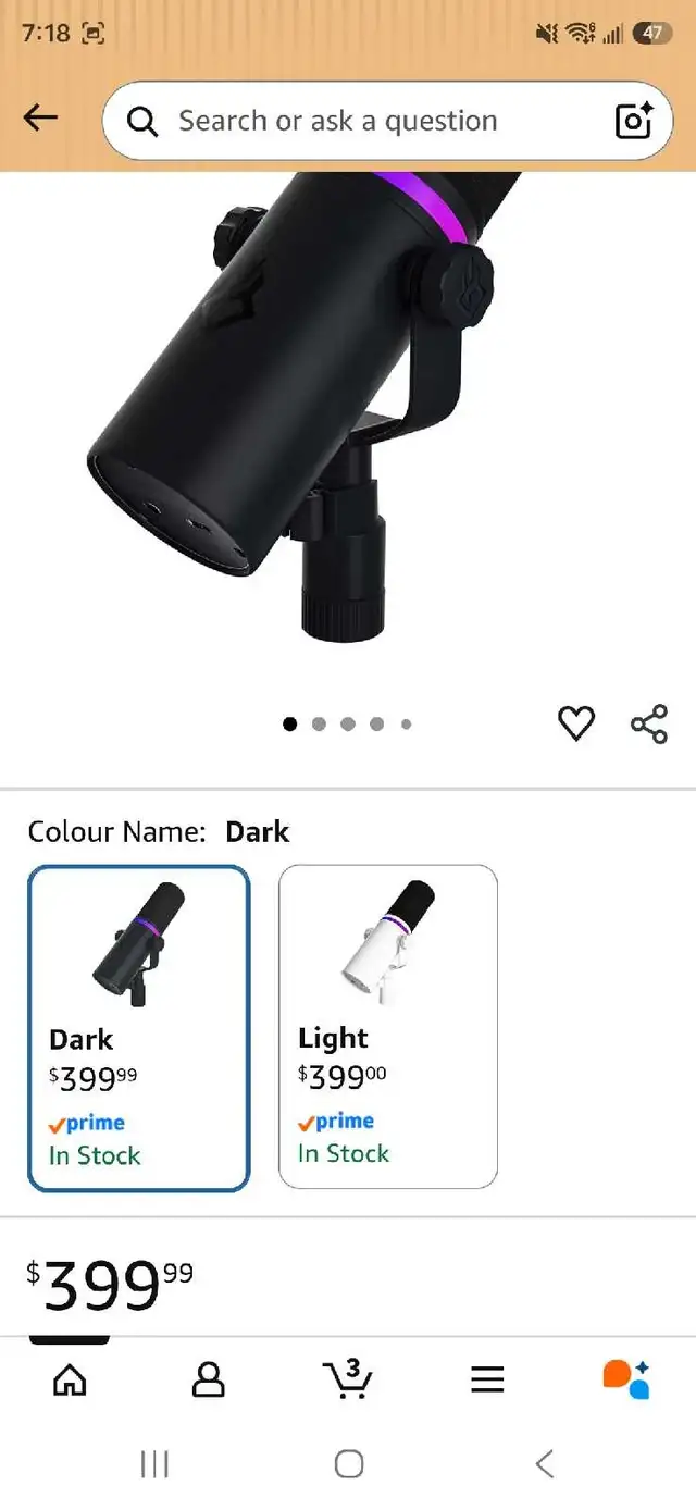 BEACN Dark Dynamic USB Mic in Pro Audio & Recording Equipment in Hamilton - Image 4