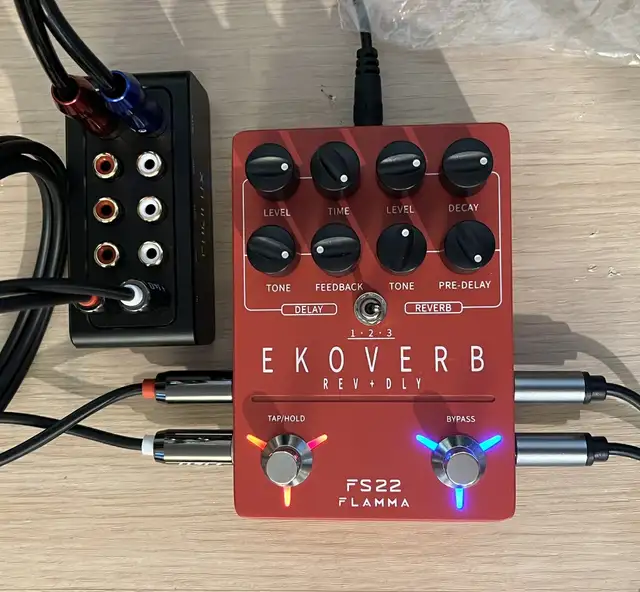 FLAMMA FS22 Stereo Delay and Reverb Pedal Digital Guitar Effects in Amps & Pedals in City of Toronto - Image 3