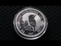 Pièce en argent/silver bullion Kookaburra 1997 1 Ounce/once/oz