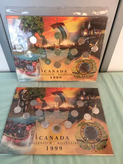 Millennium Canada 1999 / 2000 Circulated Coin Sets, View more