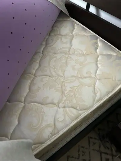 double boxspring and mattress, View more