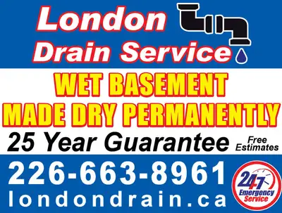 Sewers, Basement Waterproofing, Septic, Drainage, View more