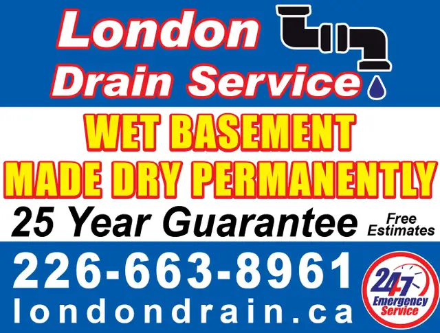 Sewers, Basement Waterproofing, Septic, Drainage in Excavation, Demolition & Waterproofing in London - Image 2