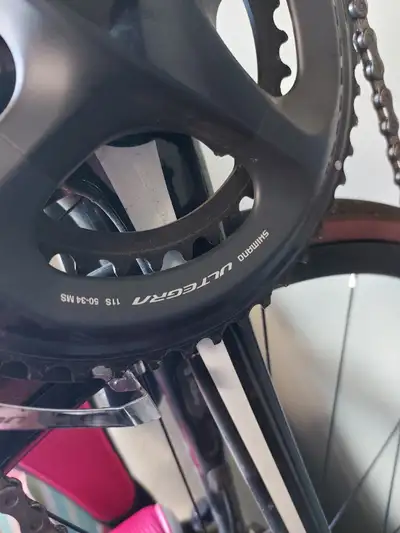 Trek Emonda SL6 road bike used for 2 years, but only about twice a week, or about 100km per week max...