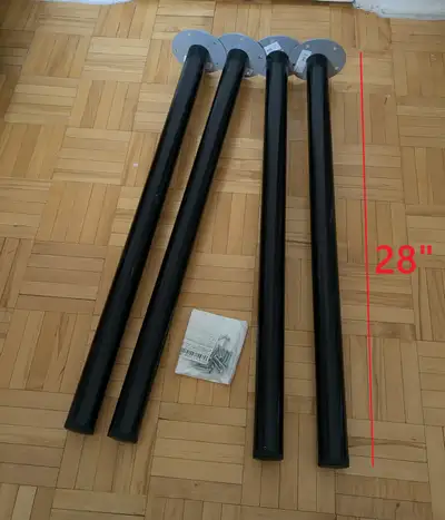 IKEA ADILS Table Desk Legs, black, View more
