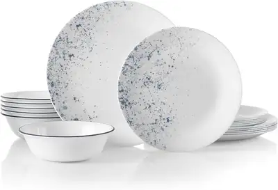 Corelle Vitrelle Indigo Speckle 18-Piece Service, View more