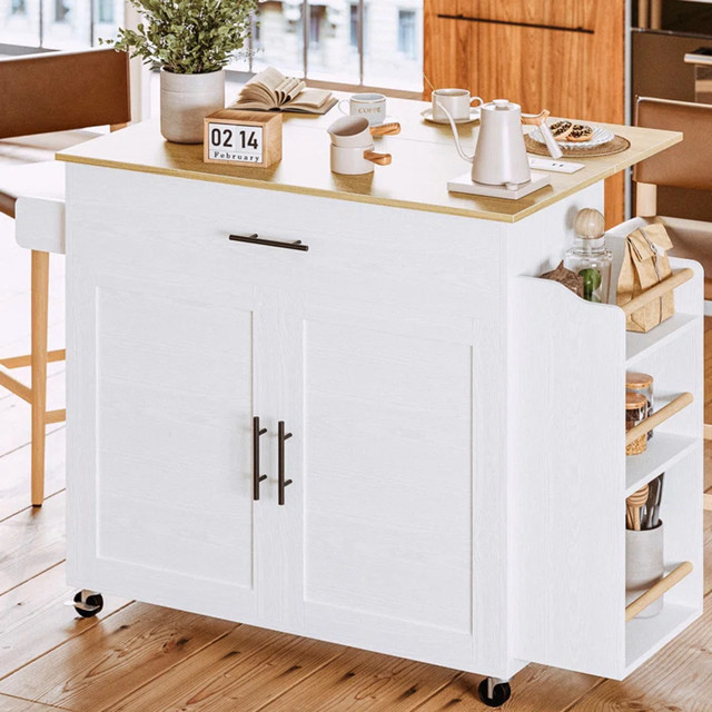KITCHEN CART - WITH SIDE BAR /PATIO in Kitchen & Dining Wares in Sault Ste. Marie
