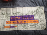 Royal Robbins Banner / Rugged Outdoor Clothing Since 1975