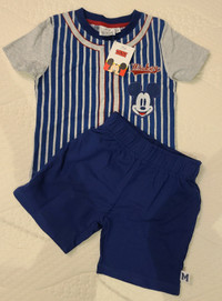 NEW! Mickey Mouse Varsity T-Shirt and Shorts Set - Size 2/3