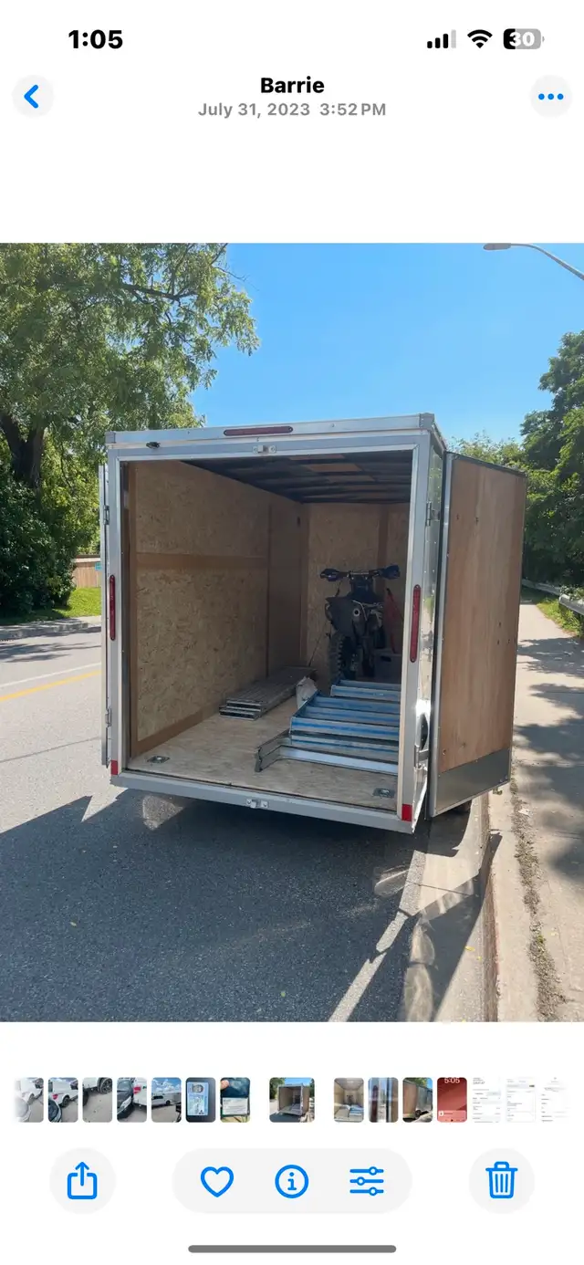 2022 Haulmark Passport 6x14 barndoor enclosed  trailer  in Cargo & Utility Trailers in Barrie - Image 4