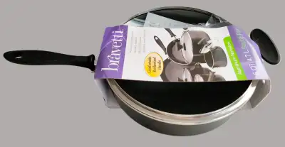 Bravetti Non-Stick Covered Sauté Pan, 5-qt (Brand New), View more