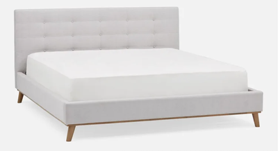 Structube CARME King Light Grey Bed Frame + Loft 8 Mattress, View more