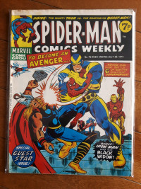 Comic-Spider-Man Comics Weekly #75 (UK)-July,1974 new price